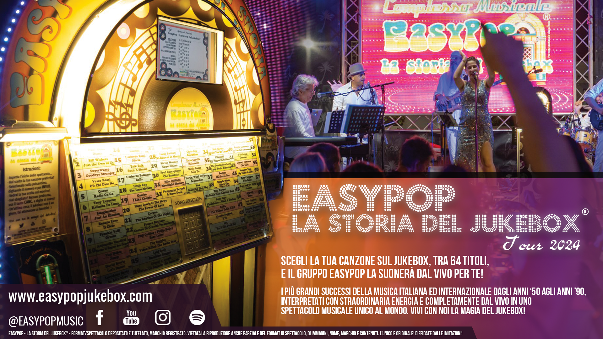 EasyPop - La Storia del Jukebox - Tour 2024